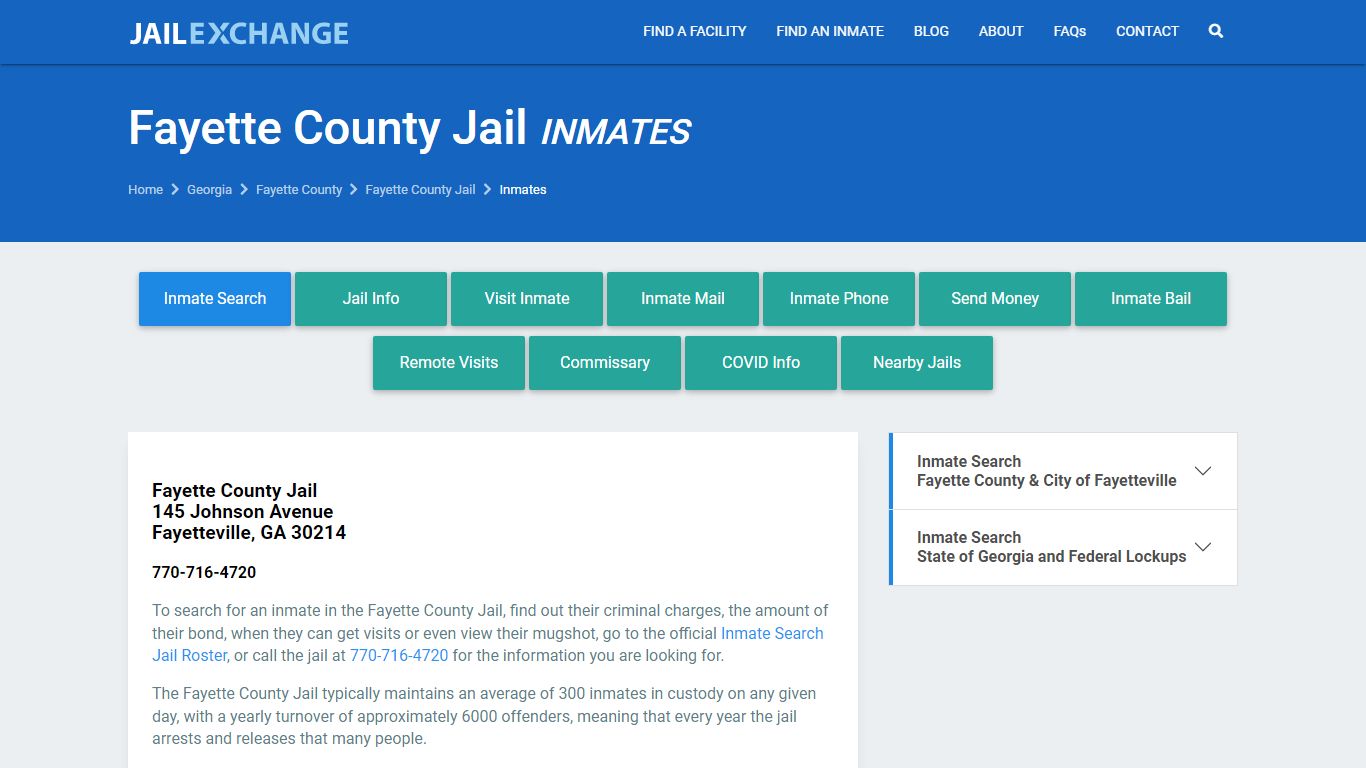 Fayette County Jail Inmates | Arrests | Mugshots | GA